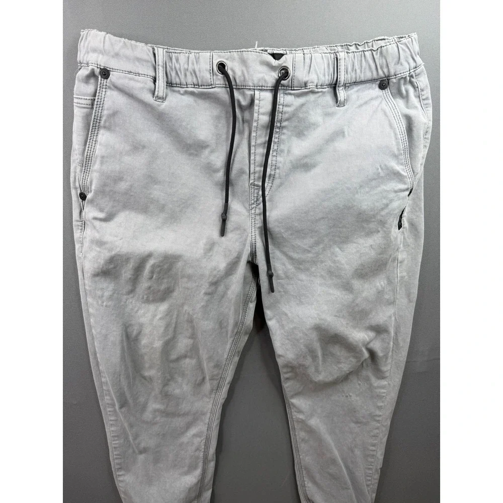 Silver Jeans Co Suki Ankle Slim Joggers Womens‎ Gray Drawstring 28x29